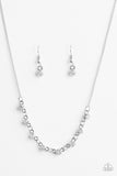 Paparazzi "Stay Sparkly - White" necklace Paparazzi Jewelry