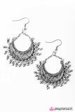 Paparazzi "Stay Wild, Moon Child" Silver Earrings Paparazzi Jewelry