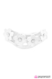 Paparazzi "Steady As She Goes - White" bracelet Paparazzi Jewelry