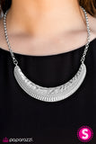 Paparazzi "STEER Clear - Silver" necklace Paparazzi Jewelry