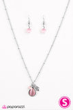Paparazzi "Stellar Splendor" Pink Necklace & Earring Set Paparazzi Jewelry