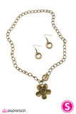 Paparazzi "Stemming From Simplicity - Brass" necklace Paparazzi Jewelry