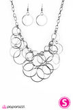 Paparazzi "Step Into The Bling Ring - Black" necklace Paparazzi Jewelry