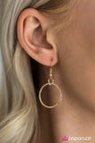 Paparazzi "Step Into The Bling Ring - Gold" necklace Paparazzi Jewelry