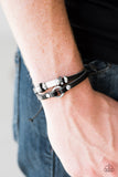 Paparazzi "Step On It - Black" bracelet Paparazzi Jewelry