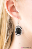 Paparazzi "Stick It To The GLAM! - Black" earring Paparazzi Jewelry
