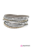 Paparazzi "Stick It To The Man! - Silver" bracelet Paparazzi Jewelry