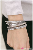 Paparazzi "Stick It To The Man! - Silver" bracelet Paparazzi Jewelry