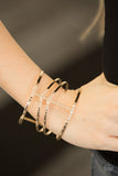 Paparazzi "Stick Out A NILE - Gold" bracelet Paparazzi Jewelry