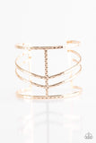 Paparazzi "Stick Out A NILE - Gold" bracelet Paparazzi Jewelry