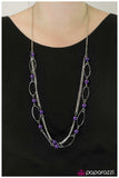 Paparazzi "Stolen Kisses - Purple" necklace Paparazzi Jewelry