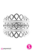 Paparazzi "Stole the Crown - White" ring Paparazzi Jewelry