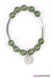 Paparazzi "Stomping Ground - Green" bracelet Paparazzi Jewelry