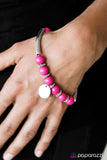 Paparazzi "Stomping Ground - Pink" bracelet Paparazzi Jewelry