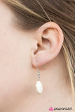 Paparazzi "Stone Bridge" White Necklace & Earring Set Paparazzi Jewelry