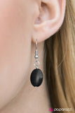 Paparazzi "Stone Bridge" Black Necklace & Earring Set Paparazzi Jewelry