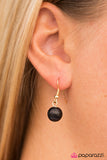Paparazzi "Stone Dwellers" Black Necklace & Earring Set Paparazzi Jewelry