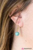 Paparazzi "Stone Dwellers" Blue Necklace & Earring Set Paparazzi Jewelry