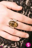 Paparazzi "Stone Magic - Brown" ring Paparazzi Jewelry