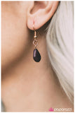 Paparazzi "Stone Mesa" Purple Necklace & Earring Set Paparazzi Jewelry