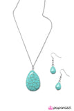 Paparazzi "Stone Mesa - Blue" necklace Paparazzi Jewelry