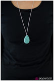 Paparazzi "Stone Mesa - Blue" necklace Paparazzi Jewelry