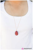 Paparazzi "Stone Mesa - Red" necklace Paparazzi Jewelry