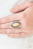 Paparazzi "Stone Mountains - Yellow" ring Paparazzi Jewelry