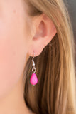 Paparazzi "Stone Solo - Pink" necklace Paparazzi Jewelry