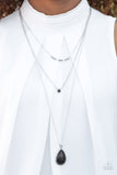 Paparazzi "Stone Streams - Black" necklace Paparazzi Jewelry