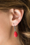 Paparazzi "Stone Streams - Red" necklace Paparazzi Jewelry