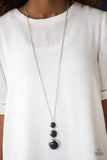 Paparazzi "Stone Tranquility - Black" necklace Paparazzi Jewelry