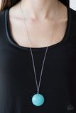 Paparazzi "Stone Worlds - Blue" necklace Paparazzi Jewelry