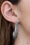 Paparazzi "Stop and Muse" Silver Earrings Paparazzi Jewelry