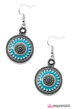 Paparazzi "Stop BRIGHT There! - Blue" earring Paparazzi Jewelry