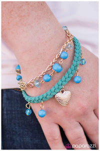 Paparazzi "Stop Dragging My Heart Around" Blue Bracelet Paparazzi Jewelry