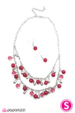 Paparazzi "Stop, Drop, and Roll - Pink" necklace Paparazzi Jewelry