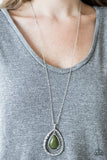 Paparazzi "Stormy Sahara - Green" necklace Paparazzi Jewelry