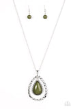 Paparazzi "Stormy Sahara - Green" necklace Paparazzi Jewelry