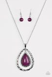 Paparazzi "Stormy Sahara - Purple" necklace Paparazzi Jewelry