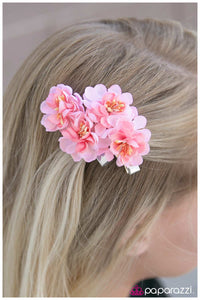 Paparazzi "Strawberry Fields Forever - Pink" hair clip Paparazzi Jewelry