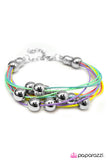 Paparazzi "Strike A Cord - Multi" bracelet Paparazzi Jewelry