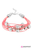 Paparazzi "Strike A CORD" Pink Bracelet Paparazzi Jewelry