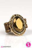 Paparazzi "Strike A JUXTAPOSE" Brass Ring Paparazzi Jewelry