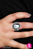 Paparazzi "Strike A JUXTAPOSE" Silver Ring Paparazzi Jewelry