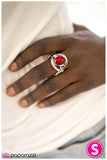Paparazzi "Strike It Rich" Red Ring Paparazzi Jewelry
