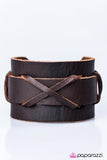 Paparazzi "Strike Out" Brown Urban Bracelet Unisex Paparazzi Jewelry