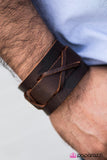 Paparazzi "Strike Out" Brown Urban Bracelet Unisex Paparazzi Jewelry
