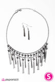 Paparazzi "Strike Zone - Black" necklace Paparazzi Jewelry