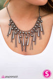 Paparazzi "Strike Zone - Black" necklace Paparazzi Jewelry